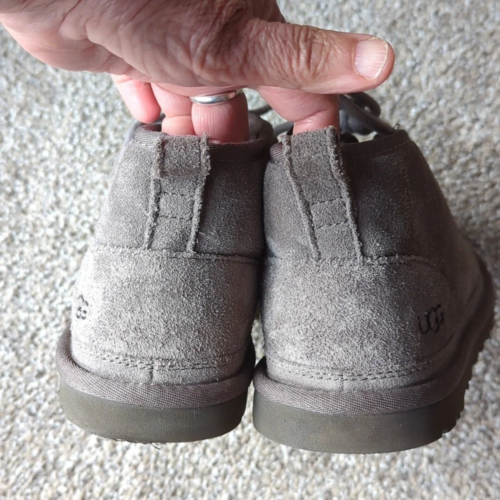 UGG Gray Suede Neumel Chukka Boots